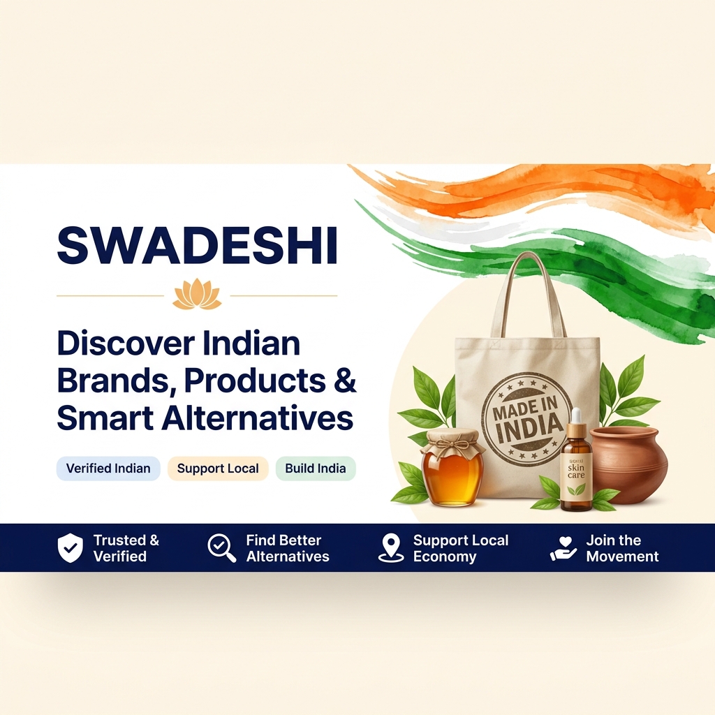 Swadeshi – Discover Indian Brands, Products & Swadeshi Alternatives